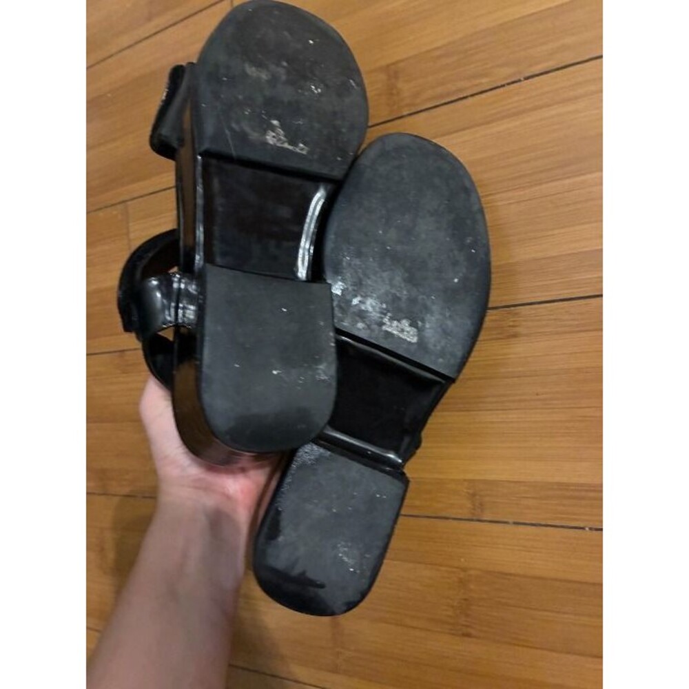 Bimba y Lola platform sandals Black US 7.5 - Picture 4 of 5